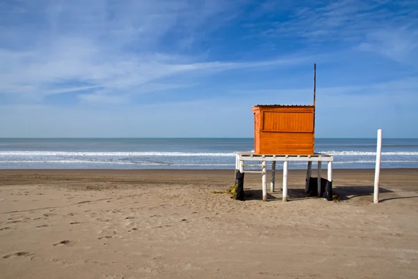 Lifeguard op de Argentijnse Atlantische kust — Stockfoto