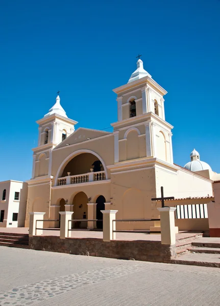 Όμορφη αποικιακή εκκλησία στην Αργεντινή — Φωτογραφία Αρχείου