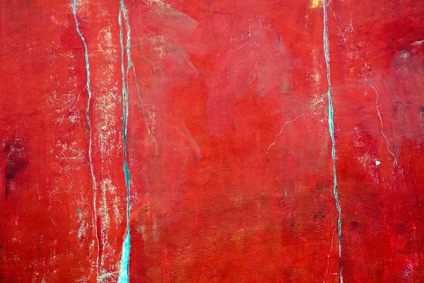 素朴な赤い漆喰壁 — ストック写真