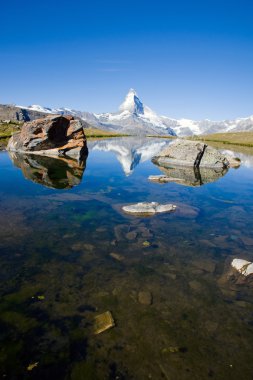 The Stelisee with the Matterhorn in the back clipart