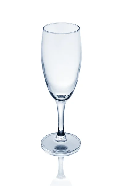 Glas geïsoleerd op een witte achtergrond — Stockfoto