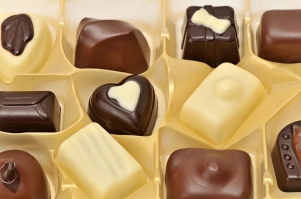 Cioccolatini in scatola — Foto Stock