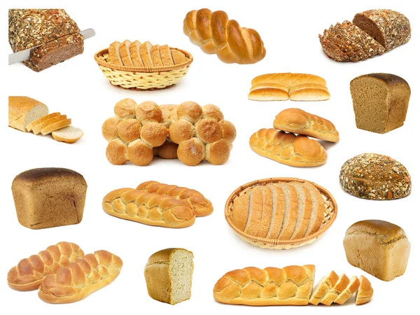 集的面包 — 图库照片