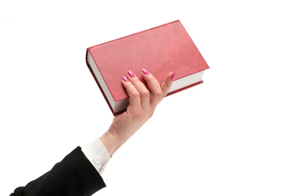 Buch in der Hand — Stockfoto