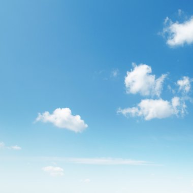 Cloud in blue sky clipart