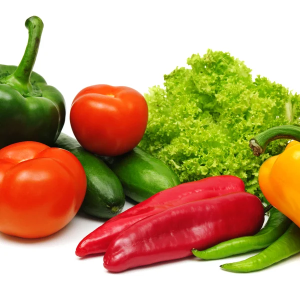 Gemüse isoliert auf einem weißen — Stockfoto