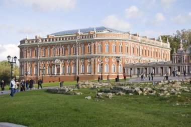 Old Russian palace in Tsaritsyno clipart