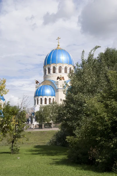 Moderne russisk-ortodokse kirke - Stock-foto