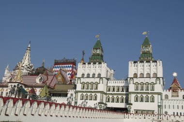 Wooden palace in Kolomenskoe, Moscow, Russia clipart