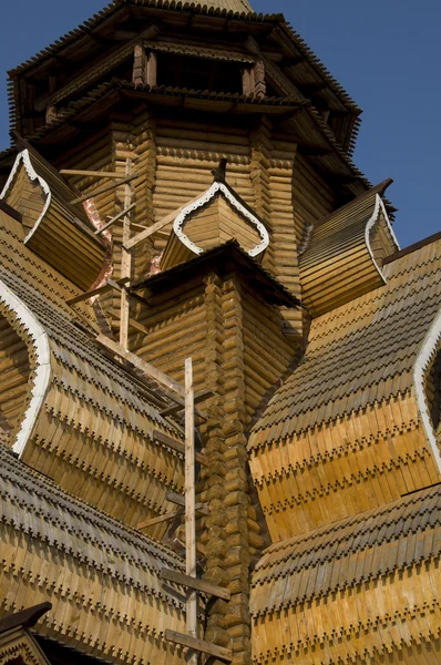 stock image Wooden Russian church