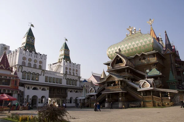 stock image Wooden palace in Kolomenskoe, Moscow, Russia