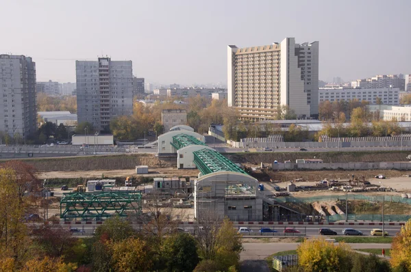 Панорама городских кварталов . — стоковое фото
