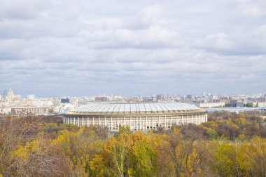 Serçe tepeleri Moskova'dan Panoraması.