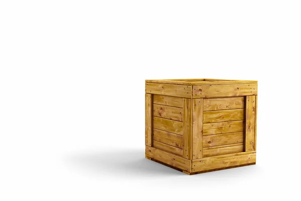 Ящик деревини — стокове фото