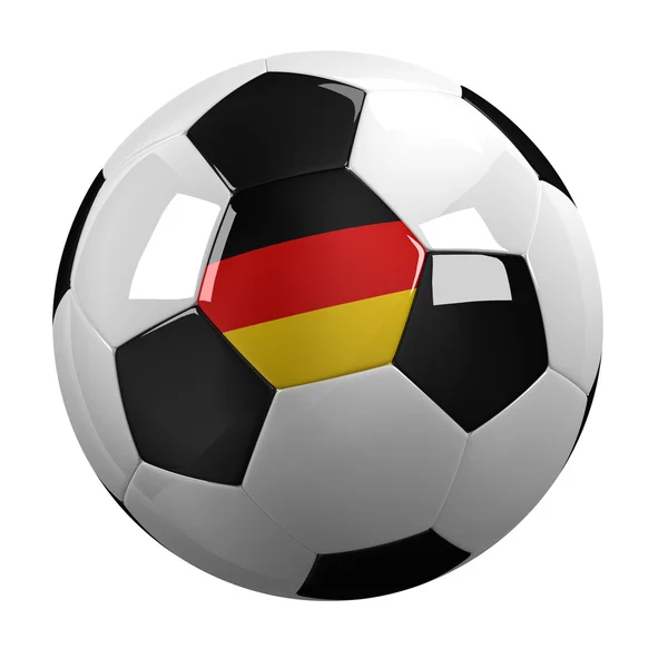 Немецкий футбольный мяч — стоковое фото