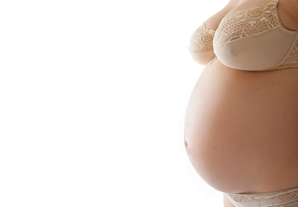 Hamile kadınların karnını — Stok fotoğraf