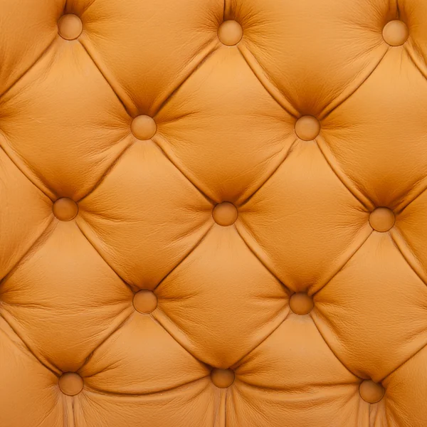 Leather upholstery old red sofa — Stock Photo, Image