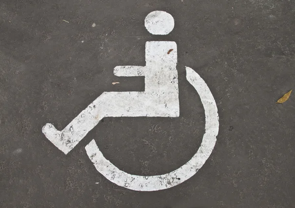 Parking dla niepełnosprawnych — Zdjęcie stockowe
