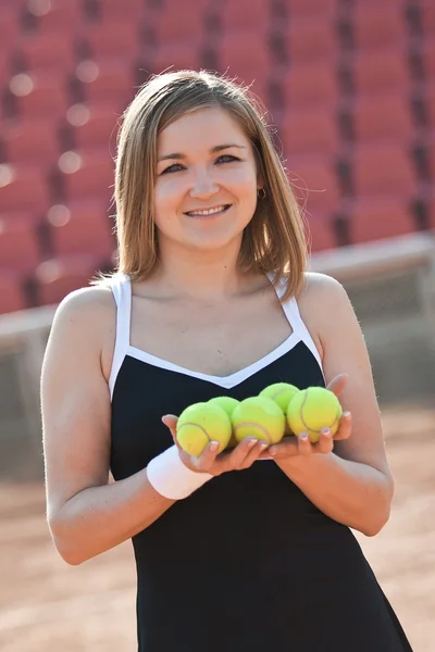 Dziewczyna tenisu. — Zdjęcie stockowe