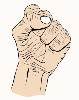 Symbolic hand clipart