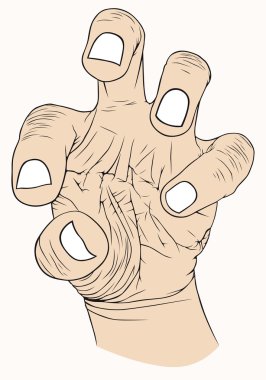 Symbolic hand clipart