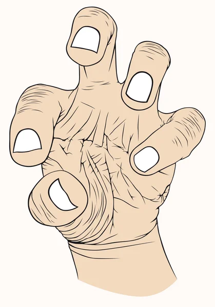 Συμβολική χέρι — Διανυσματικό Αρχείο