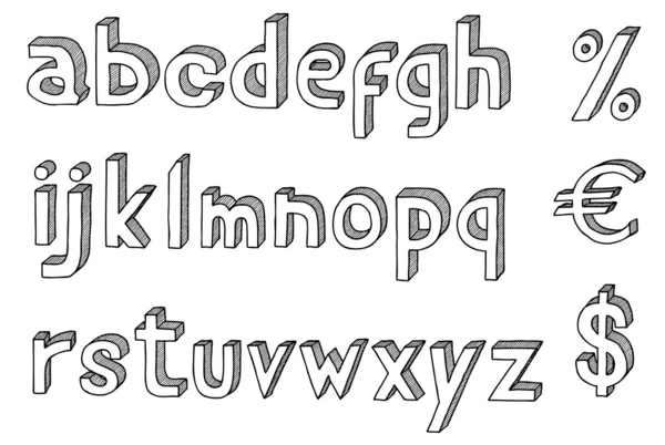 复古字体 — 图库矢量图片
