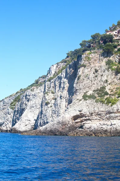 Witte stenen - kust van argentario, Italië — Stockfoto