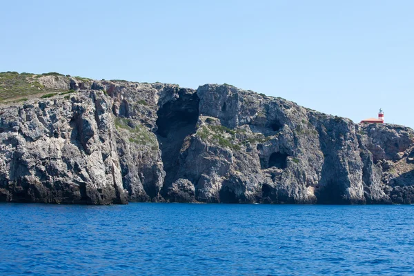 Чудесное море - Тосканский архипелаг - Джаннутри — стоковое фото