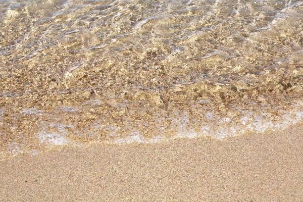 Vatten och sand - närbild — Stockfoto