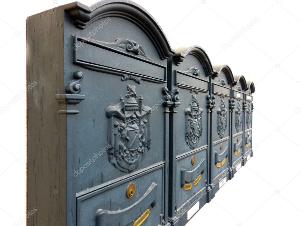 Ornate Mailboxes With Armorials