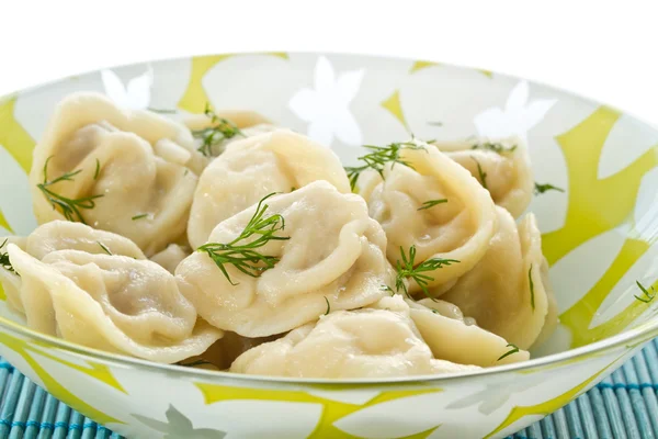 Boiled dumplings — Stock Photo, Image