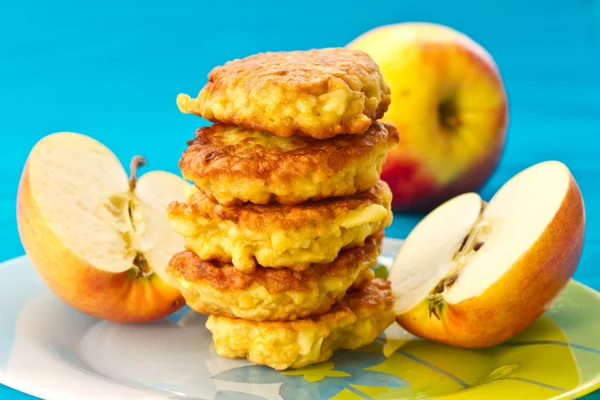 Apfelpfannkuchen — Stockfoto