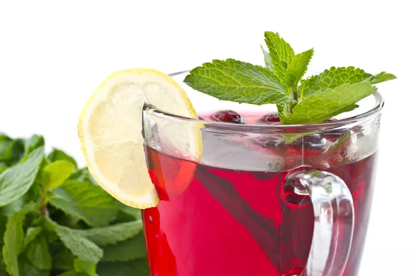 Rosehip tea and mint — Stock Photo, Image