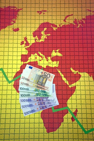 世界経済危機 - ヨーロッパ、アフリカ — ストック写真