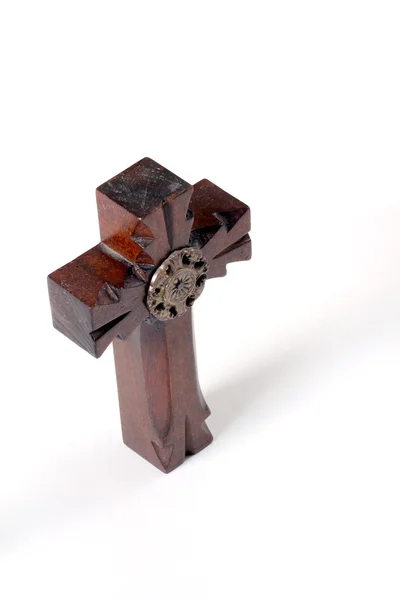 Crucifixo de madeira — Fotografia de Stock