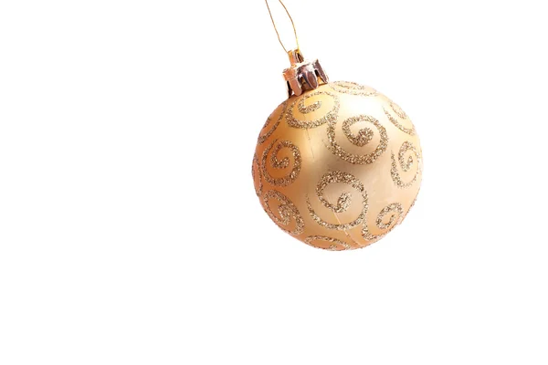 Golden Christmas Ball — Stock Photo, Image