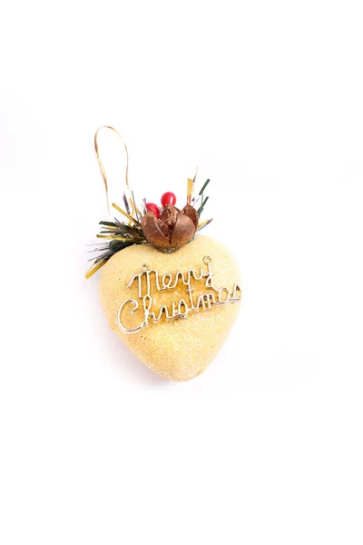 Christmas heart decoration — Stock Photo, Image
