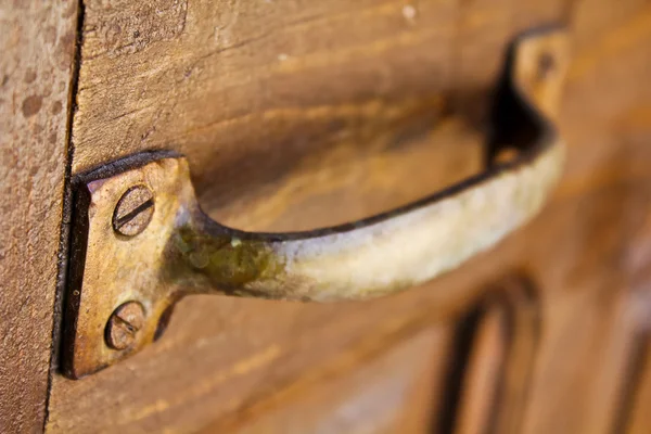 Grungy door handle — Stock Photo, Image