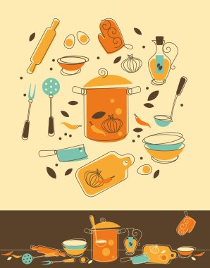 Kitchen Set clipart