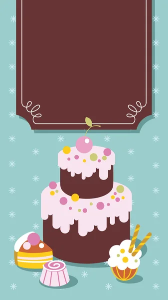 蛋糕架 — 图库矢量图片