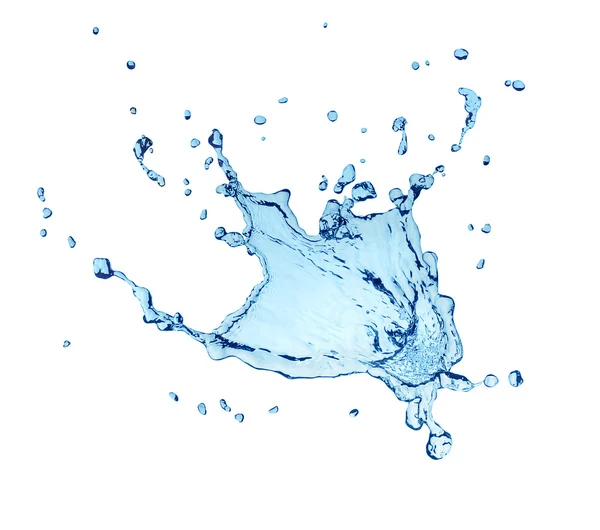 Блакитна вода ізольовані — стокове фото