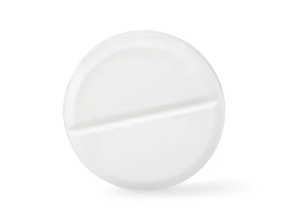 Aspirin izole yolu — Stok fotoğraf