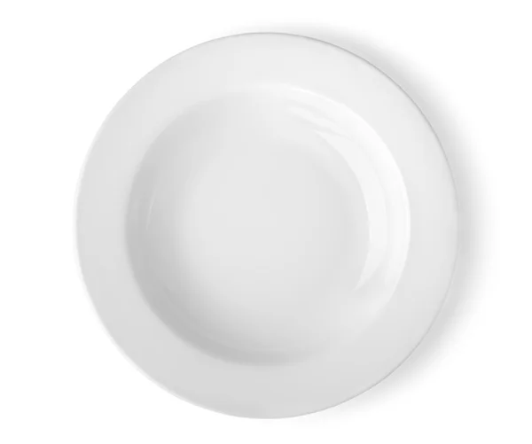 Круглая тарелка — стоковое фото