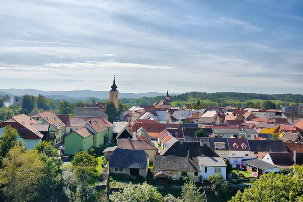 Central European town — Stock Photo, Image