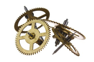 Gear of the clock clipart