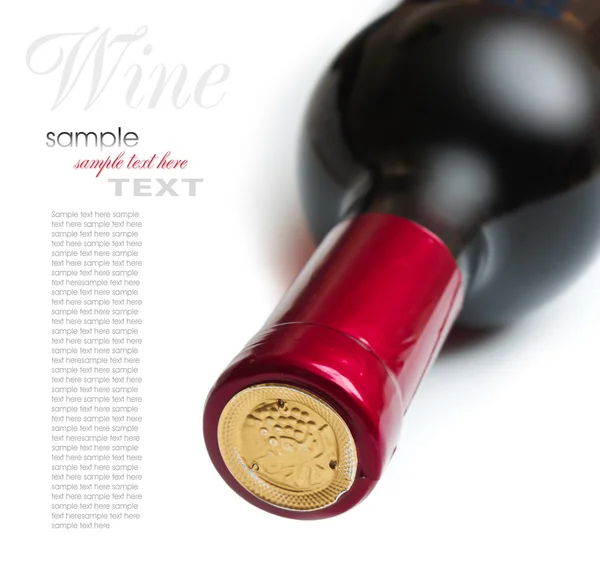 Flasche Wein — Stockfoto