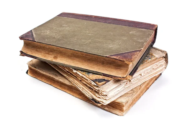 구겨진된 시트와 함께 오래 된 책 — 스톡 사진