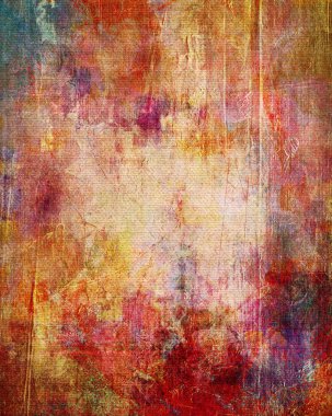 Paint textures on canvas clipart