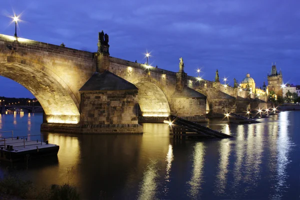 Stock image Charles bridge at twilight